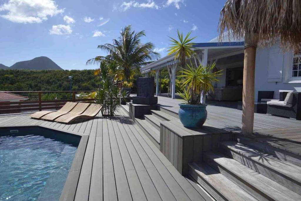 La Villa Coconut Vue A 180° Mer Rocher Du Diamant Le Diamant Extérieur photo