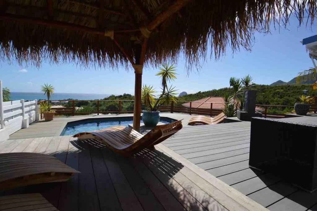 La Villa Coconut Vue A 180° Mer Rocher Du Diamant Le Diamant Extérieur photo