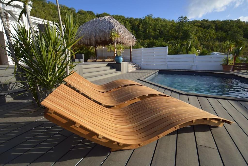 La Villa Coconut Vue A 180° Mer Rocher Du Diamant Le Diamant Extérieur photo