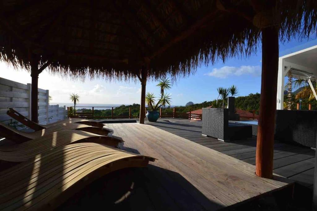 La Villa Coconut Vue A 180° Mer Rocher Du Diamant Le Diamant Extérieur photo