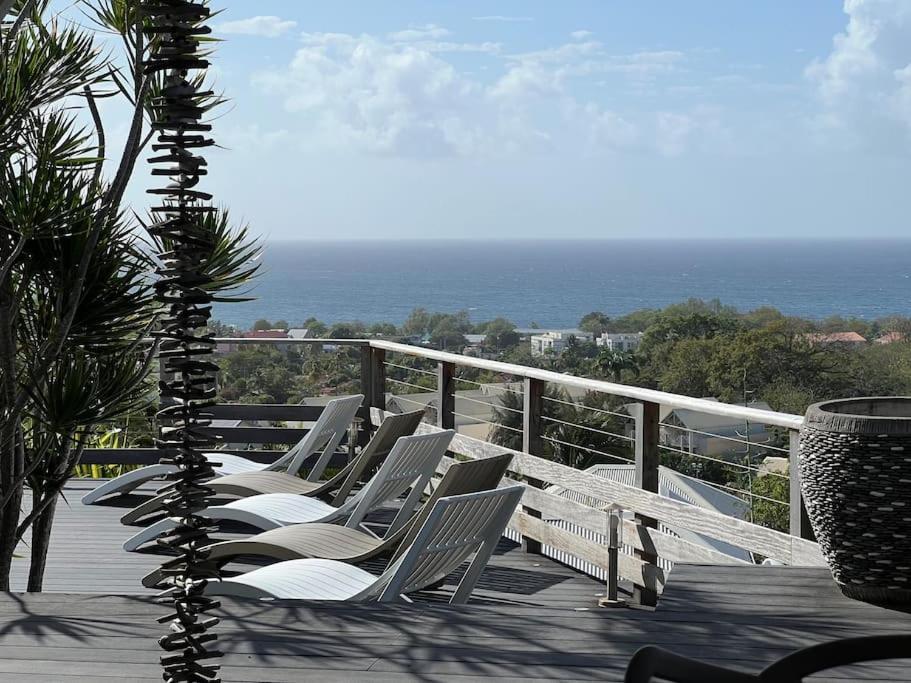 La Villa Coconut Vue A 180° Mer Rocher Du Diamant Le Diamant Extérieur photo