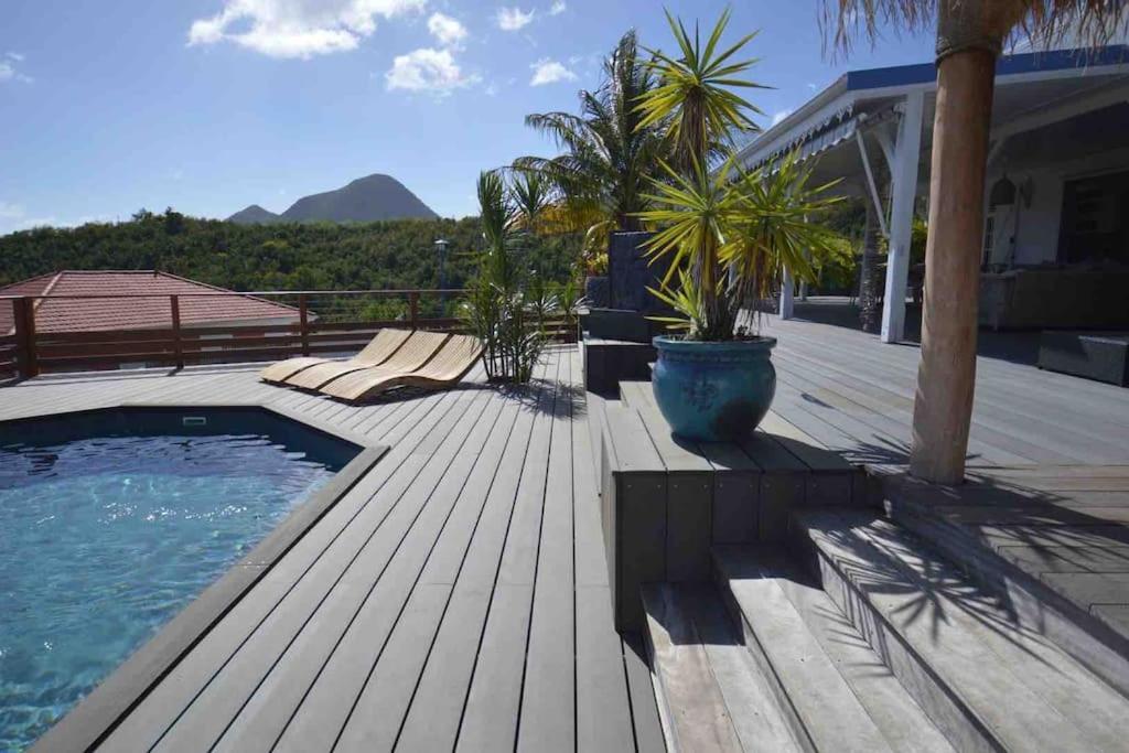 La Villa Coconut Vue A 180° Mer Rocher Du Diamant Le Diamant Extérieur photo