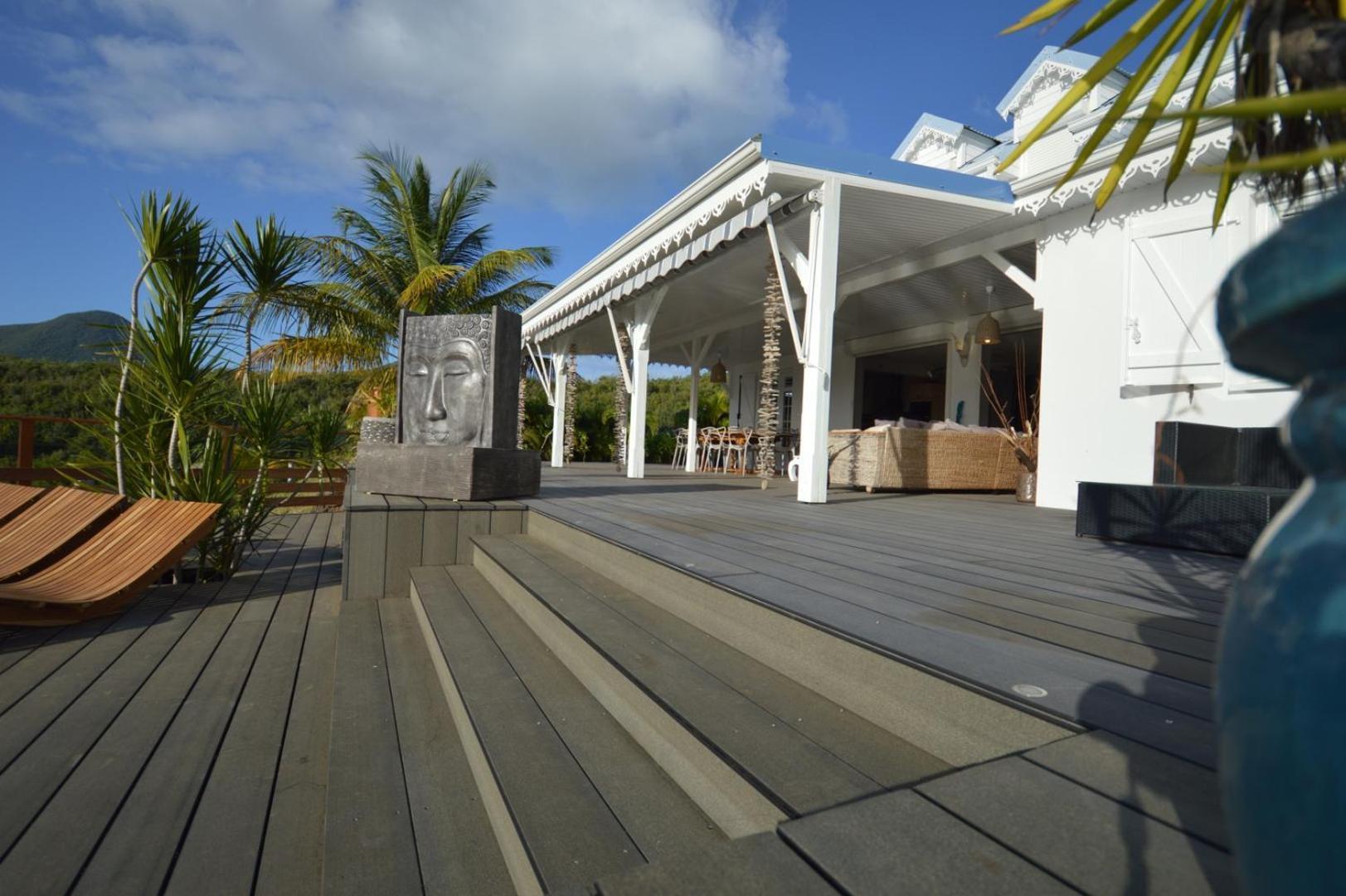 La Villa Coconut Vue A 180° Mer Rocher Du Diamant Le Diamant Extérieur photo